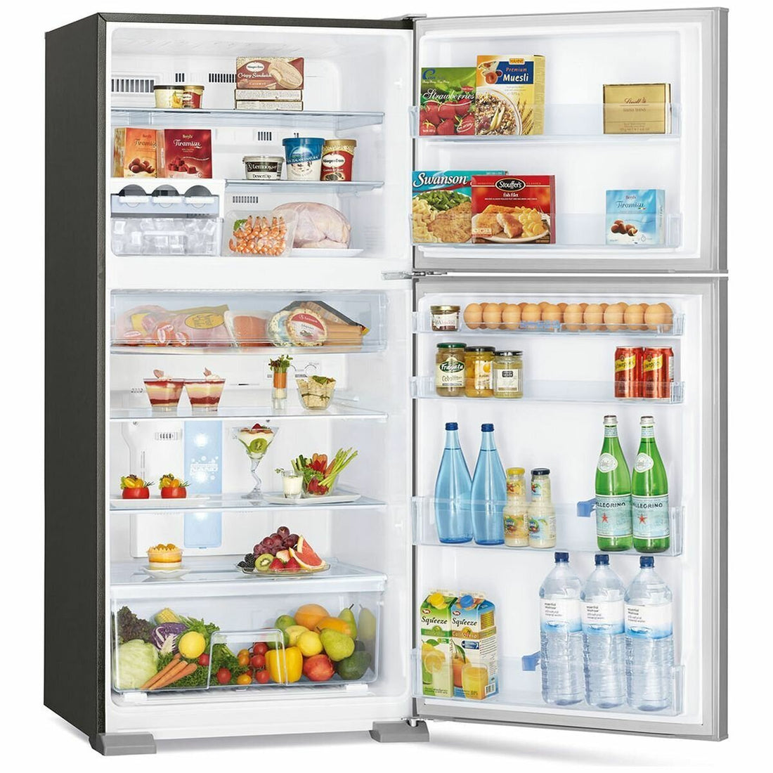 Mitsubishi Electric 458L Top Mount Fridge MR-458ER-ST-A