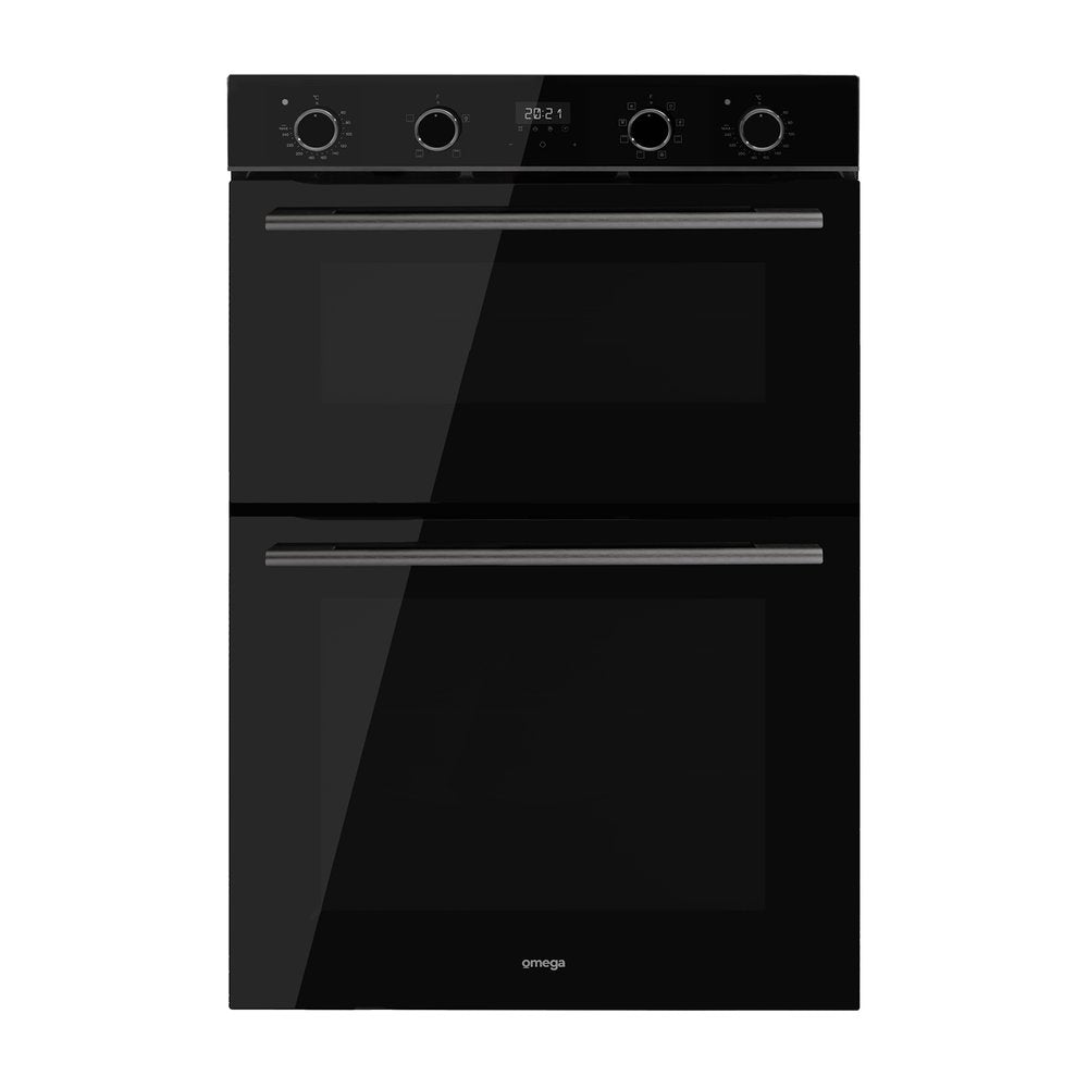 Omega 60cm 12 Function Double Oven Midnight ODO6012M
