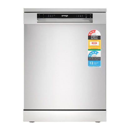 Omega 60cm Freestanding Dishwasher Stainless Steel ODWF6014X