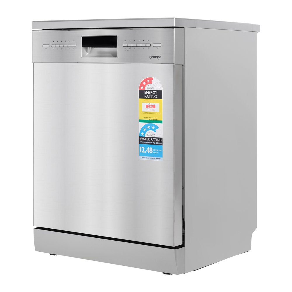 Omega 60cm Freestanding Dishwasher Stainless Steel ODWF6015X