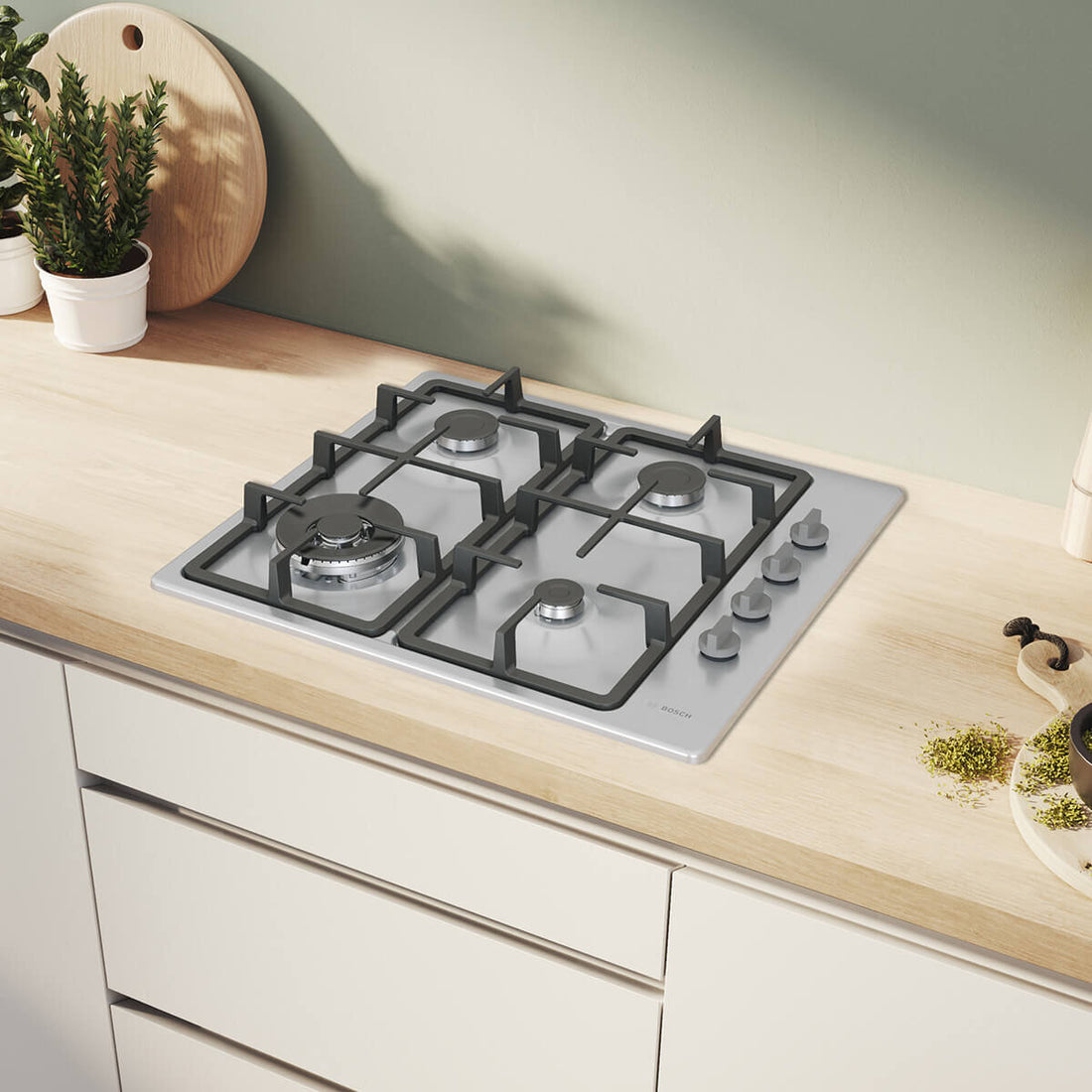 Bosch Series 2 60cm Gas Cooktop PBH6B5K90A