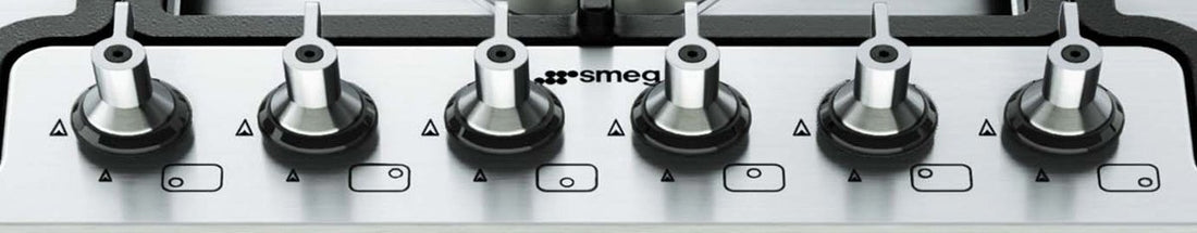Smeg 90cm Classic Aesthetic Natural Gas Cooktop PGA96