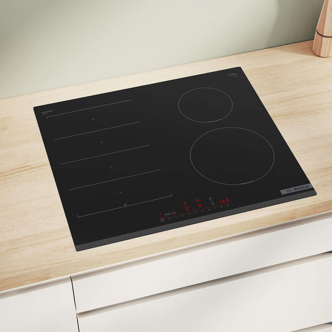 Bosch Series 6 60cm Flex Induction Cooktop Black PIX631HC1H