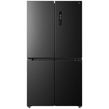 TCL 596L Quad Door Fridge Black TRF590QB