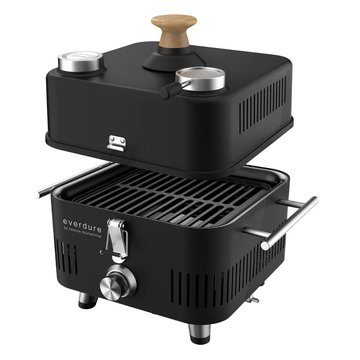 Everdure Cube Pro Flame 360 Portable Gas BBQ Black ECUBEG1B