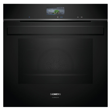 Siemens iQ700 60cm Built-In Pyrolytic Oven Black HB976GMB1A (Ex-Display)