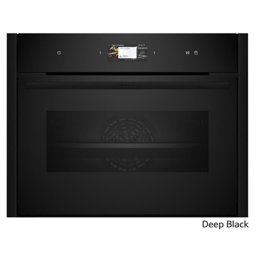 NEFF Flex Design 45cm Compact Oven with FullSteam Deep Black C29FS31Y0A (Factory Clearance)