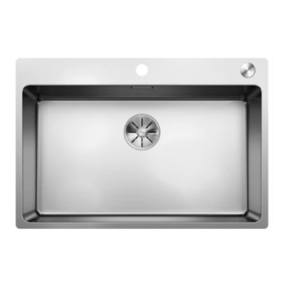 Blanco ANDANO Single Bowl Stainless Sink with Tap Ledge and Remote Drain ANDANO700IFANK5 (Factory Clearance)