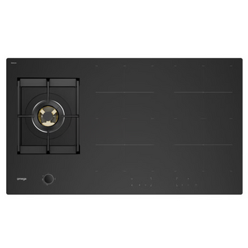 Omega 90cm Hybrid Gas & Induction Cooktop OCIG905B