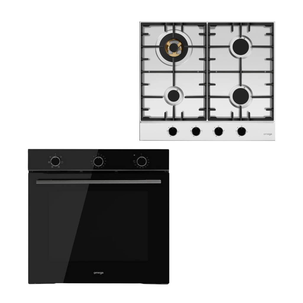 Omega 60cm Cooking Pack OCG604WX + OBO606M