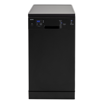 Euro Appliances Freestanding Slimline 45cm Dishwasher Black EDS45BK