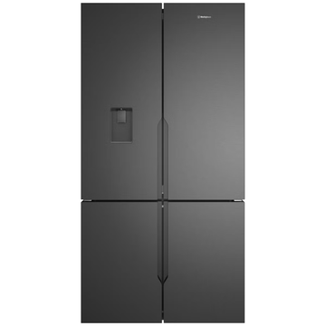 Westinghouse 564L French Door Fridge with Plumbed Water Dispenser and Ice Maker Matte Charcoal Black WQE5750BB