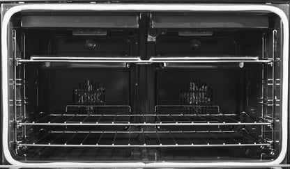 Falcon 90cm Professional FXP Freestanding Dual Fuel Pyrolytic Oven/Stove Black and Chrome PROP90FXPDFGBCH (Ex-Display)