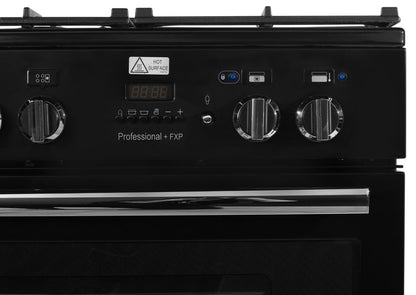 Falcon 90cm Professional FXP Freestanding Dual Fuel Pyrolytic Oven/Stove Black and Chrome PROP90FXPDFGBCH (Ex-Display)