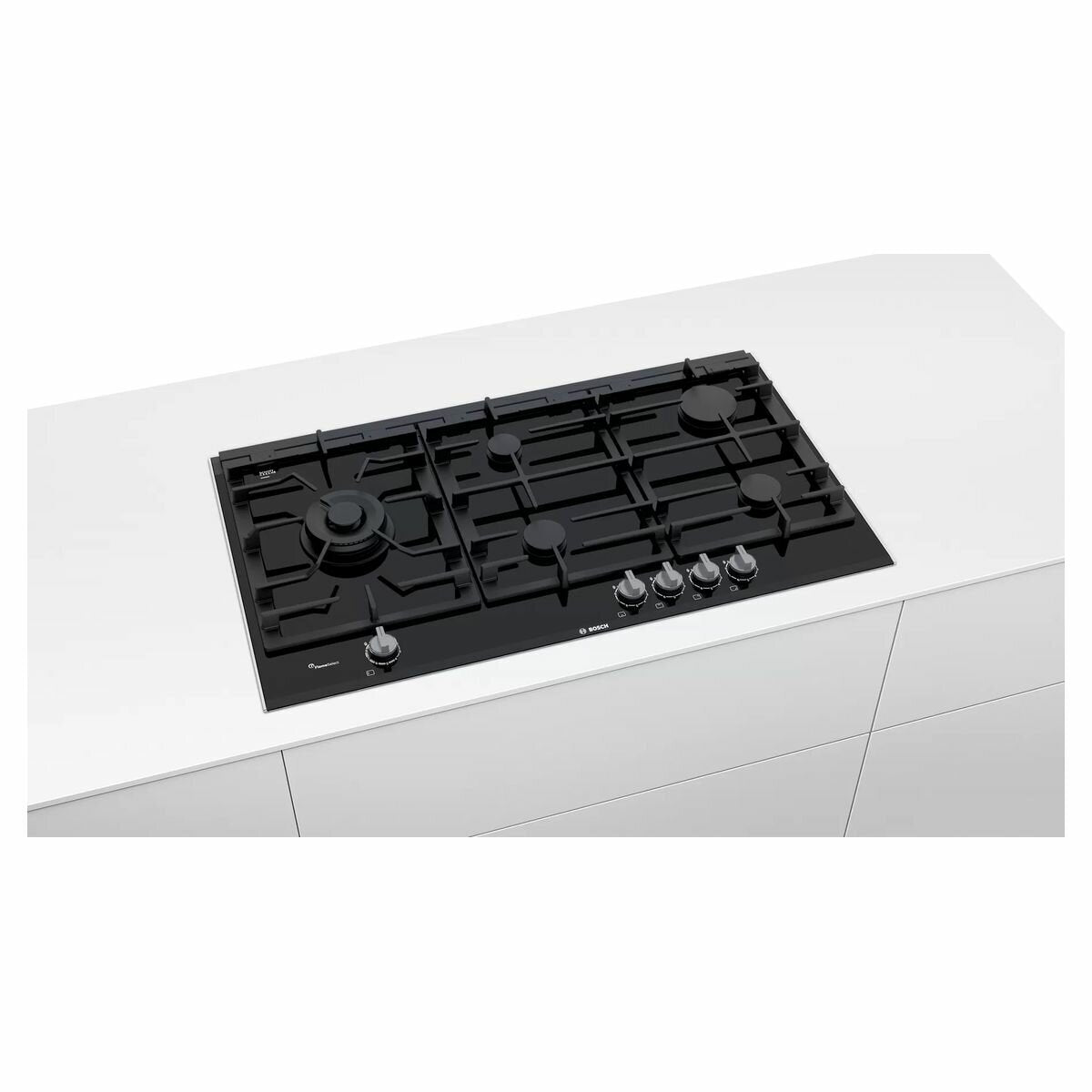 Bosch 90cm Series 8 Natural Gas Cooktop PRS9A6D70A