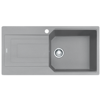 Franke Urban Fraganite Single Bowl Sink with Left Hand Drainer Stonge Grey UBG611-100SGLHD