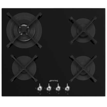 Smeg 60CM Classic Gas on Tempered Glass Cooktop PV364NAU