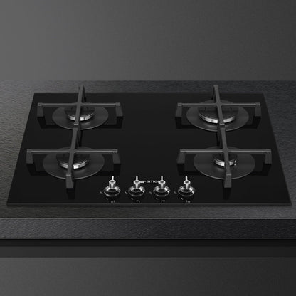 Smeg 60CM Classic Gas on Tempered Glass Cooktop PV364NAU