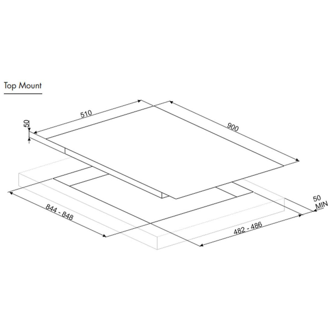 Smeg 90cm Classic Aesthetic Natural Gas Cooktop PV395LCNAU