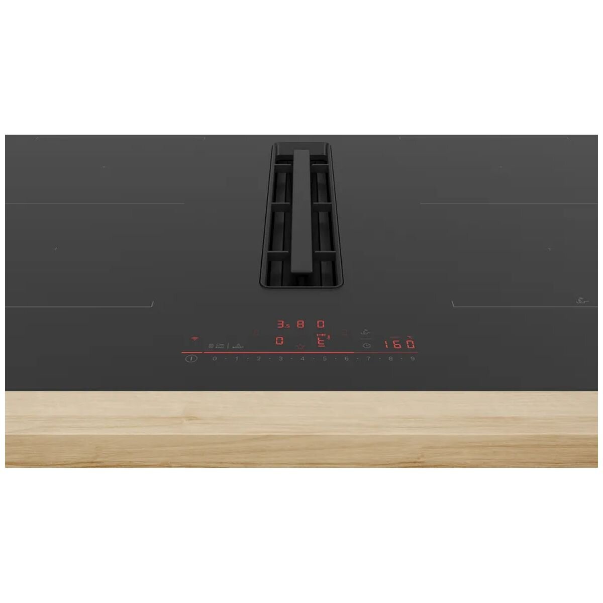 Bosch 70cm Series 6 Induction Cooktop with Downdraft Ventilation PVQ711H26E