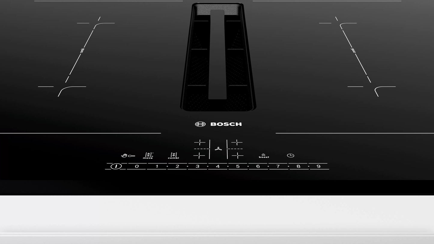 Bosch Series 6 70cm Induction Cooktop with Integrated Ventilation PVQ731F15E (Factory Clearance)