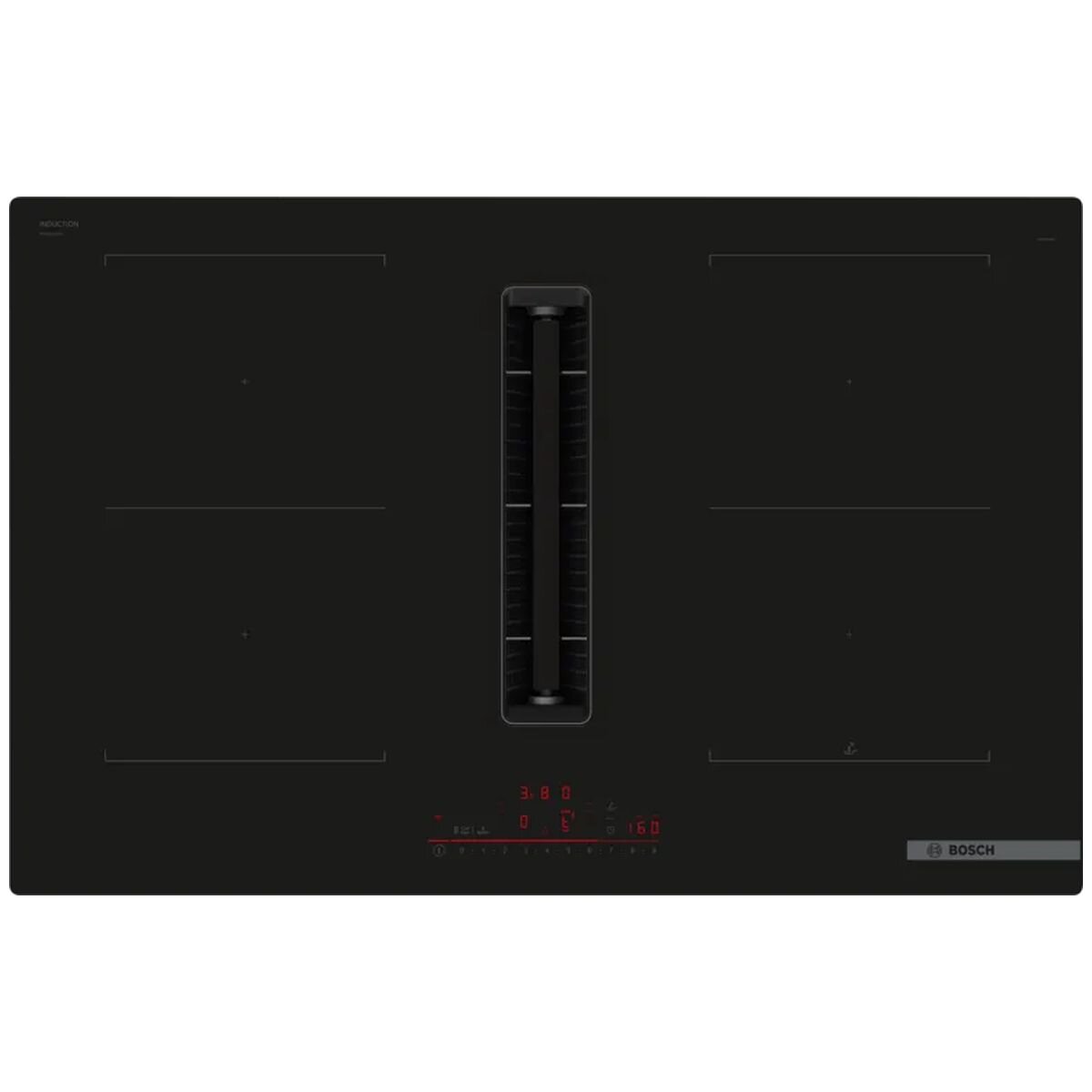 Bosch 80cm Series 6 Induction Cooktop with Downdraft Ventilation PVQ811H26E