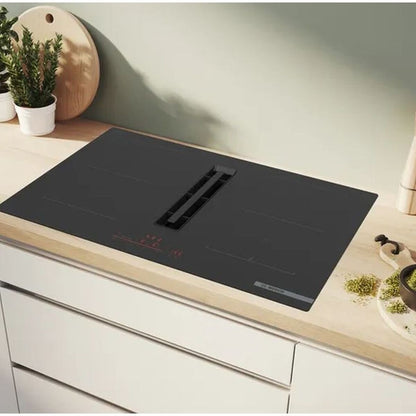 Bosch 80cm Series 6 Induction Cooktop with Downdraft Ventilation PVQ811H26E