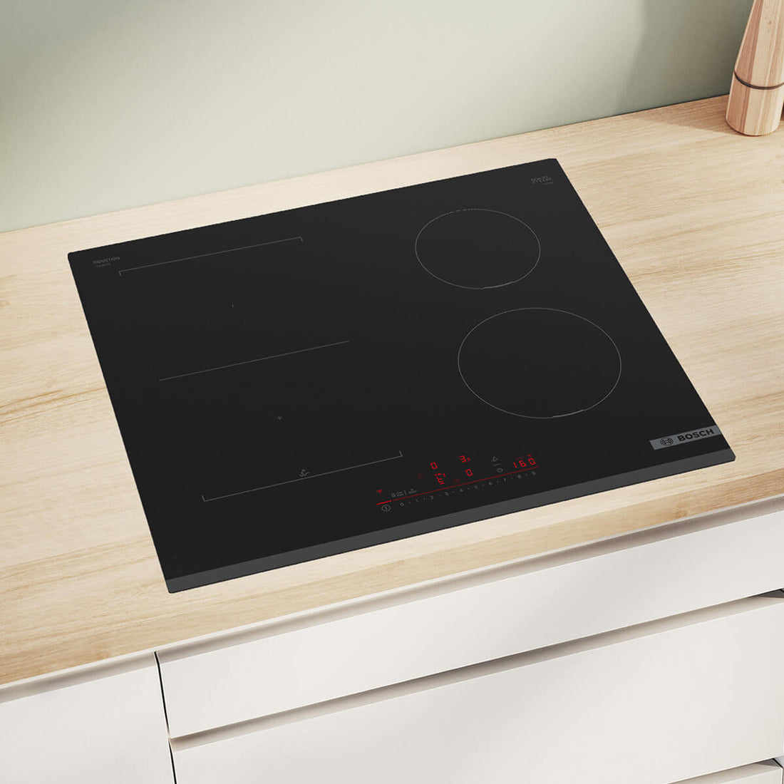 Bosch Series 6 60cm Induction Cooktop Black PVS631HC1H