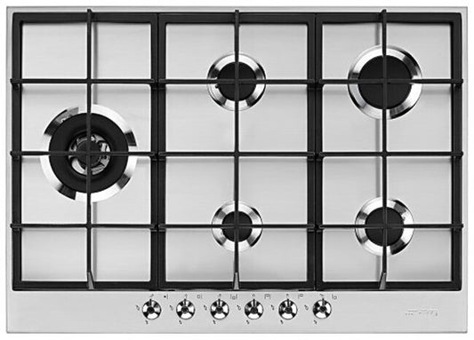 Smeg 72cm Classic Natural Gas Cooktop PX375LAU