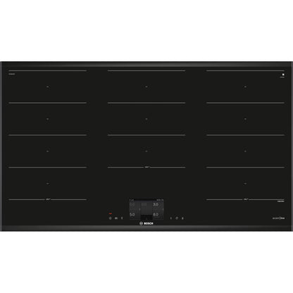 Bosch Series 8 Accentline 90cm Flex Induction Cooktop Black PXX995KX5E