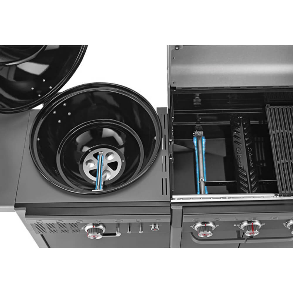 Coleman Revolution Dual Fuel Gas & Charcoal BBQ Black Matte REVDFBMA