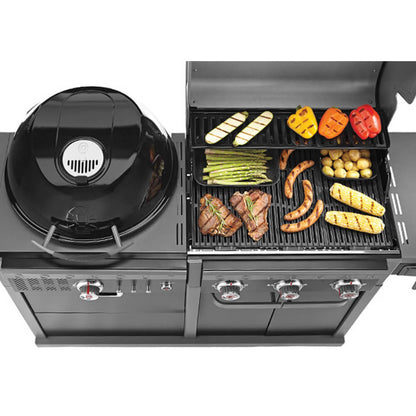 Coleman Revolution Dual Fuel Gas & Charcoal BBQ Black Matte REVDFBMA