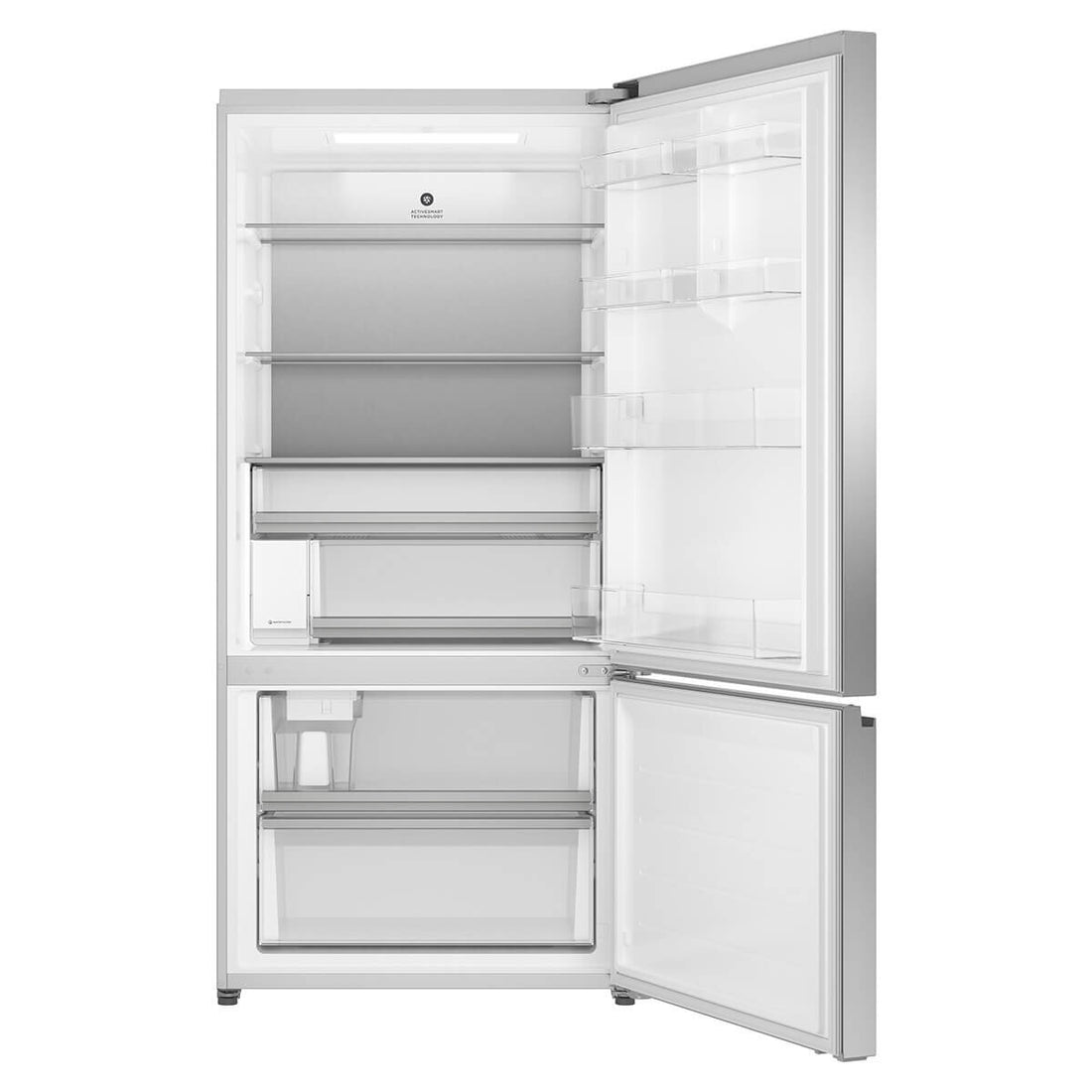 Fisher & Paykel Series 5 515L Bottom Mount Fridge with Ice and Water Stainless Steel Right Hinge RF505BRNUX1
