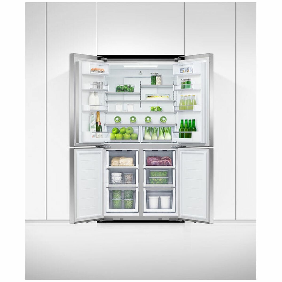 Fisher & Paykel 605L Quad Door Refrigerator Stainless Steel RF605QDVX2