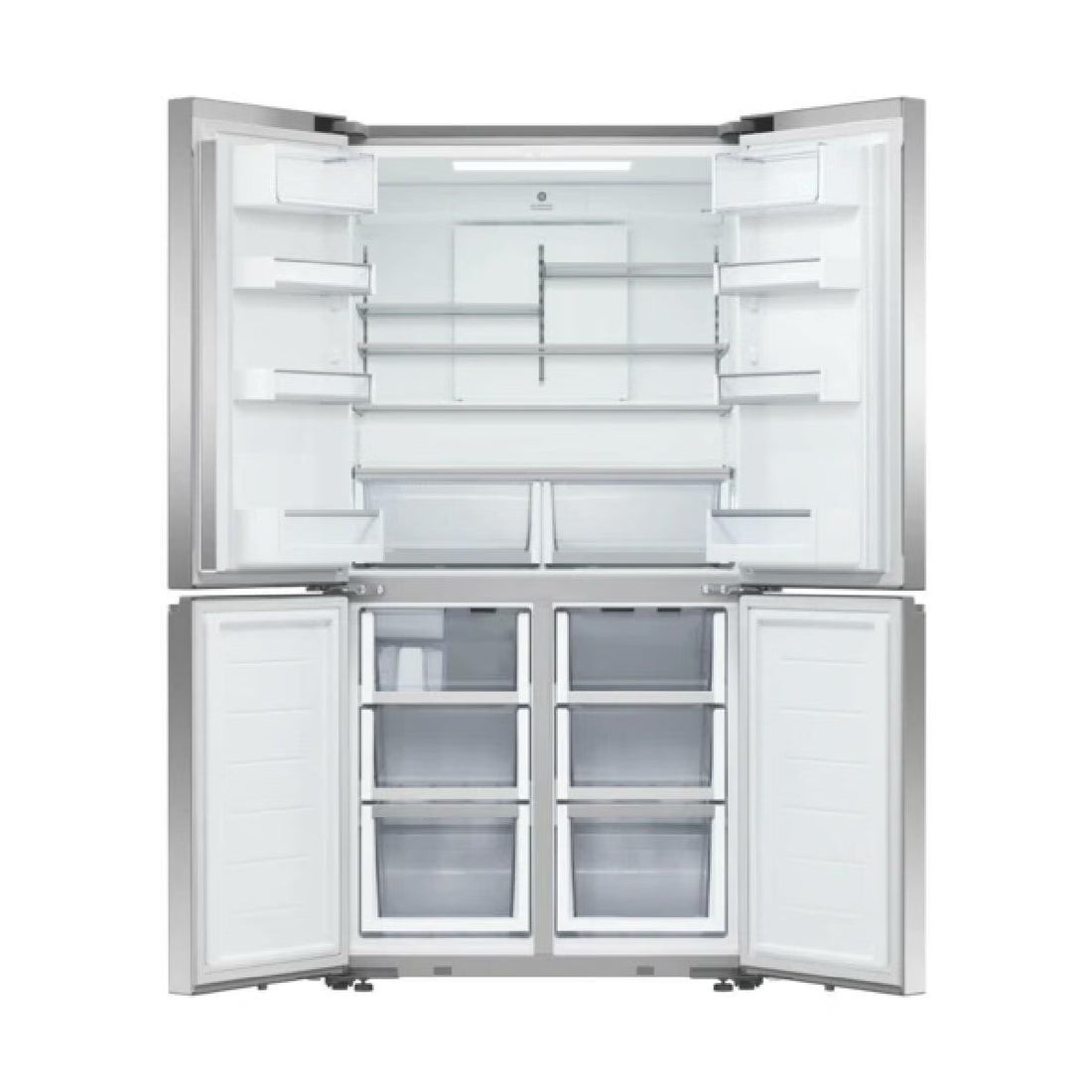 Fisher & Paykel Series 7 538L Quad Door Refrigerator with Ice and Water Stainless Steel RF605QNUVX1