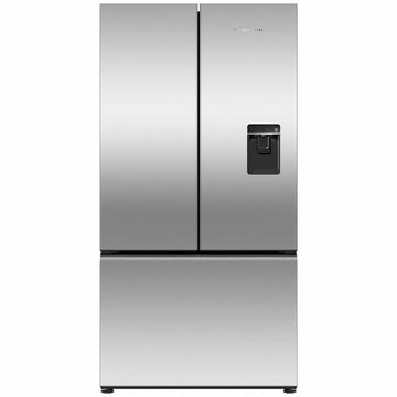 Fisher & Paykel Series 7 569L French Door Refrigerator with Ice and Water Stainless Steel RF610ANUX5