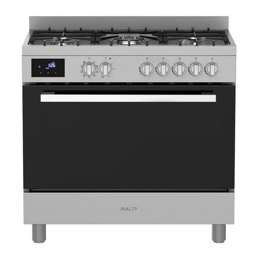 InAlto 90cm Dual Fuel Freestanding Cooker RU9EGB1 (Ex-Display)