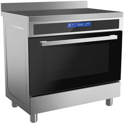 InAlto 90cm Upright Cooker with Induction Cooktop RU9EIB (Ex-Display)