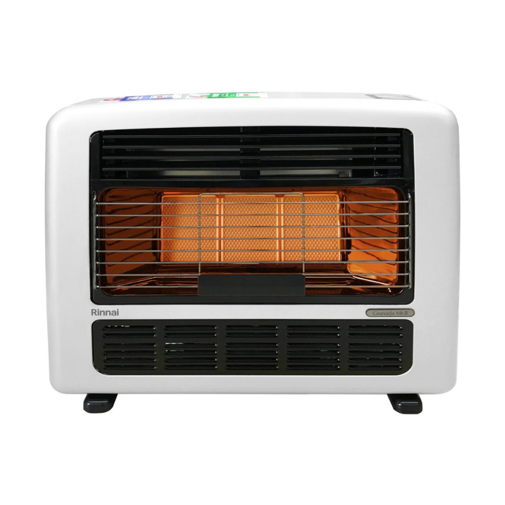 Rinnai Granada 252 Natural Gas Radiant Convector Gas Heater White 252WN2