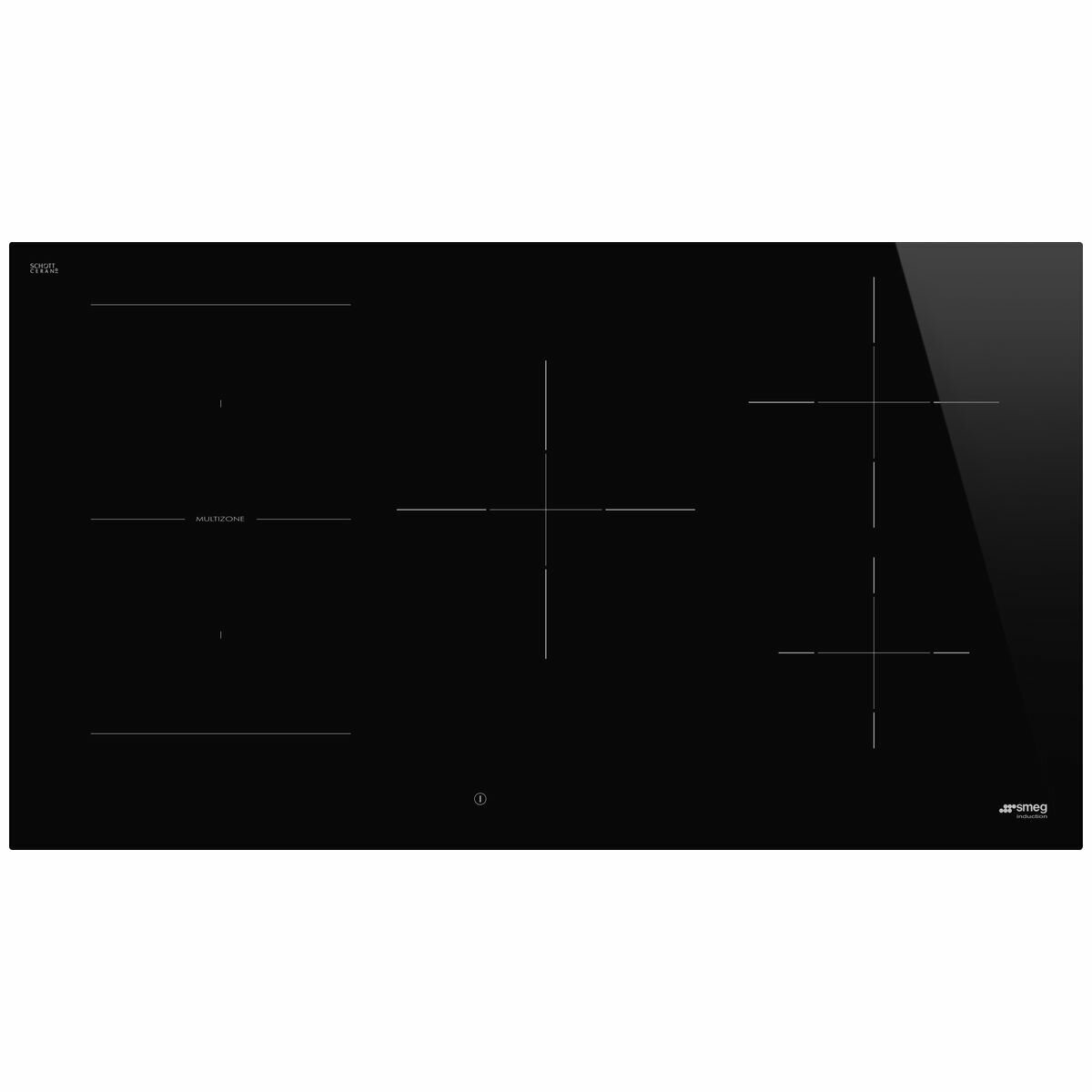 Smeg 90cm Induction Cooktop SAI4954D with 5 cooking zones