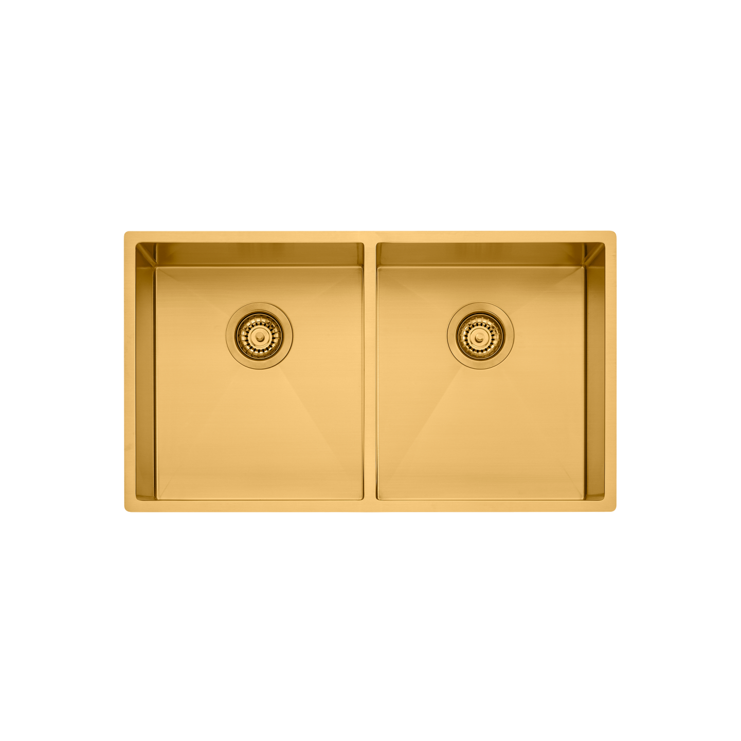 Oliveri Spectra Double Bowl Sink Brushed Gold SB63AU