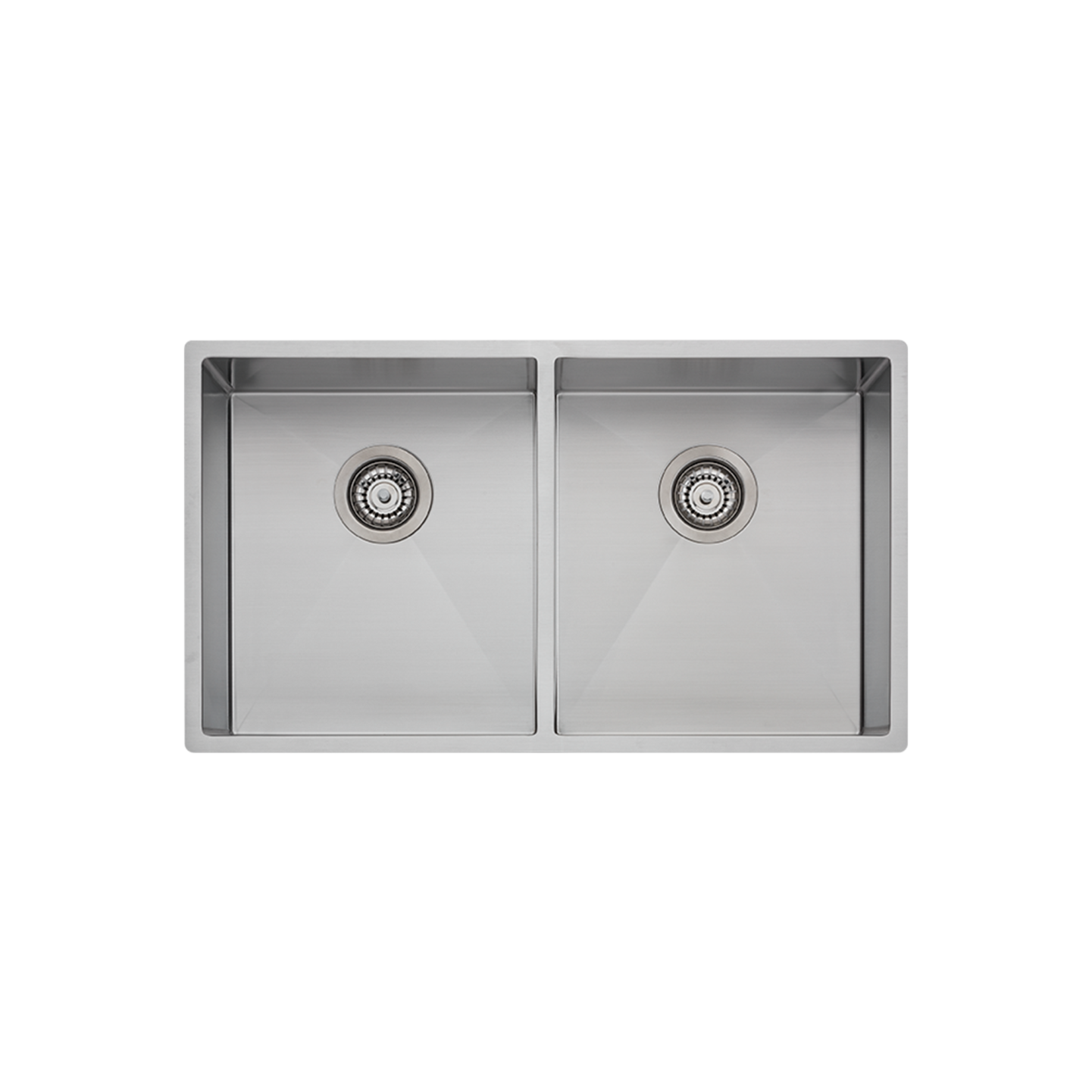 Oliveri Spectra Double Bowl Sink Natural Steel SB63SS