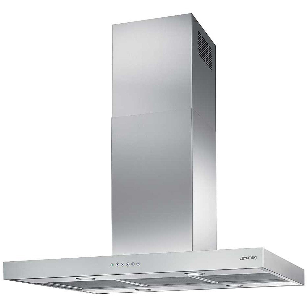 Smeg 90cm Classic Aesthetic Stainless Steel Island Rangehood SHI970X