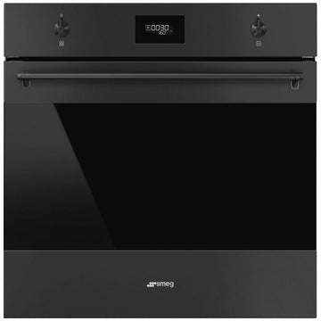 Smeg 60cm Classic Matte Black Pyrolytic Oven SOPA6301TN