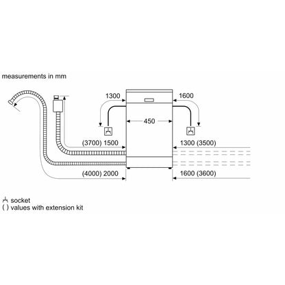 Bosch Series 6 45cm Freestanding Slimline Dishwasher SPS6IKI01A