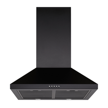 Schweigen 60cm Wallmount Canopy Rangehood Matte Black TRI-600B