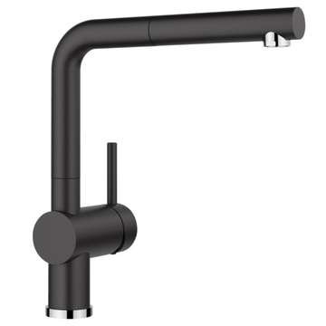 Blanco LINUS-S Mixer with Pull Out Tap Black LINUSSB