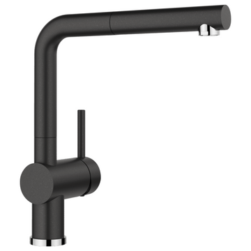 Blanco LINUS-S Mixer with Pull Out Tap Anthracite LINUSSA