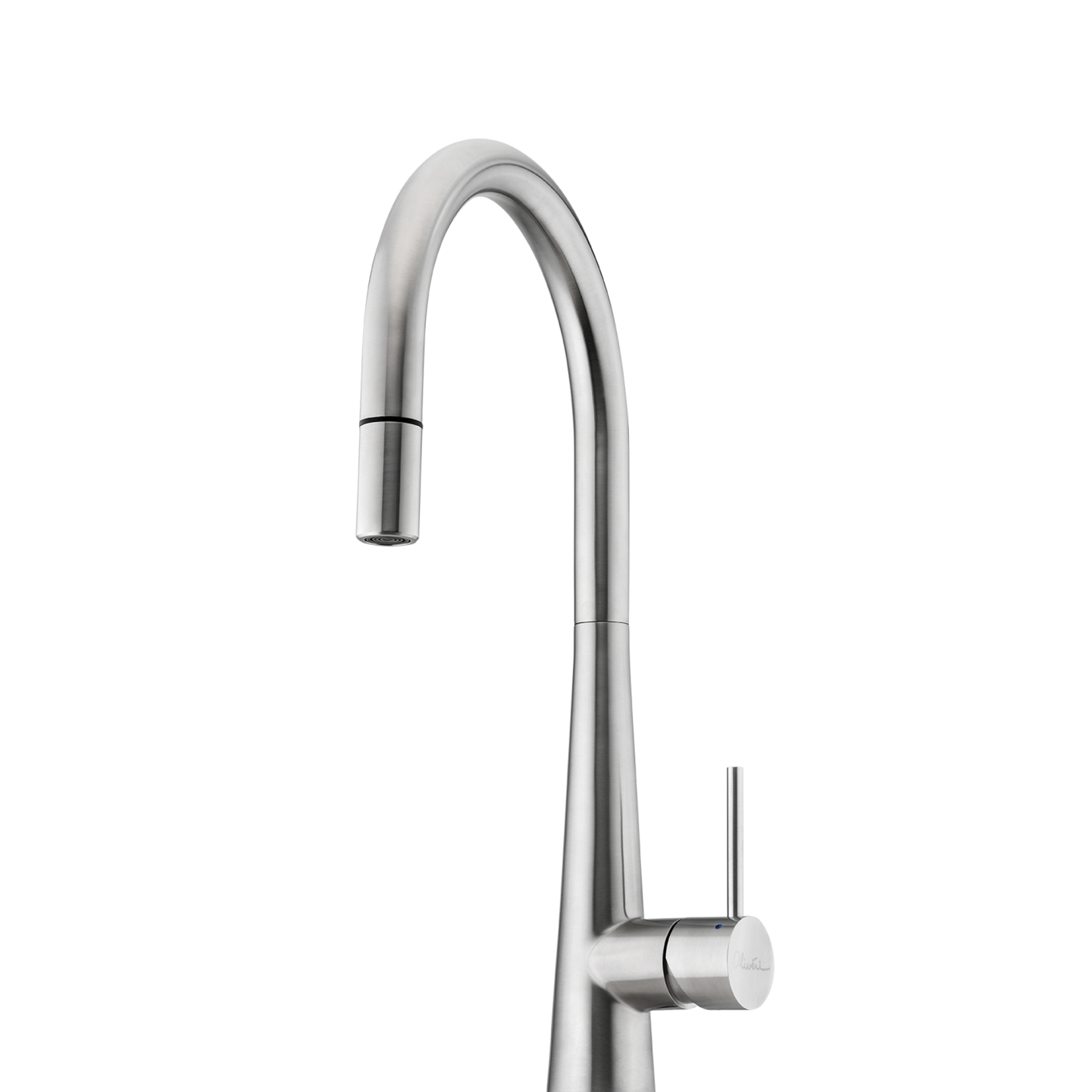 Oliveri Essente 316 Stainless Steel Goose Neck Pull Out Mixer Stainless Steel SS31625