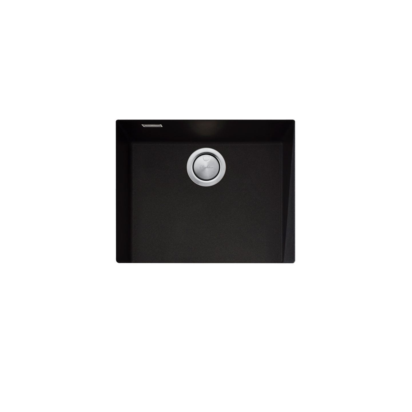 Oliveri Santorini Large Bowl Undermount Sink Black ST-BL1550UOF